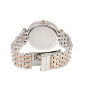 Michael Kors Darci Rose Gold Dial Two Tone Steel Strap Watch for Women - MK3726