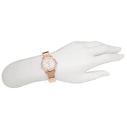 Coach Delancey Silver Dial Rose Gold Steel Strap Watch for Women - 14502355