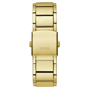 Guess Trend Analog Green Dial Gold Steel Strap Watch For Men - GW0624G2