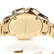 Burberry The Classic Champagne Gold Dial Gold Steel Strap Watch for Women - BU10109