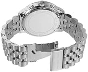 Michael Kors Cunningham Chronograph Blue Dial Silver Steel Strap Watch For Men - MK8999
