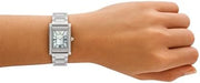 Emporio Armani Empire Mother of Pearl Dial Silver Steel Strap Watch For Women - AR11625