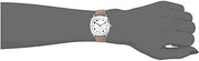Marc Jacobs Mandy Silver Dial Brown Leather Strap Watch for Women - MJ1563