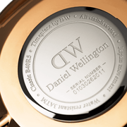 Daniel Wellington Classic Sheffield Black Dial Black Leather Strap Watch For Women - DW00100139