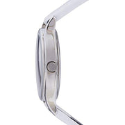Calvin Klein Skirt White Dial White Leather Strap Watch for Women - K2U231KW