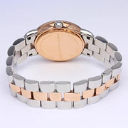 Marc Jacobs Marc Silver Dial Two Tone Steel Strap Watch for Women- MBM3170