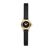 Marc Jacobs Blade Black Dial Black Leather Strap Watch for Women - MBM1345