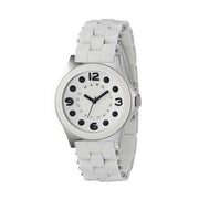 Marc Jacobs Perry White Dial White Silicone Strap Watch for Women - MBM2533