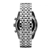 Emporio Armani Team Italia Chronograph Black Dial Silver Steel Strap Watch For Men - AR5983
