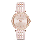 Michael Kors Darci Rose Gold Dial Two Tone Steel Strap Watch for Women - MK4327