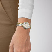 Tissot Bellissima Small Lady White Dial Two Tone Steel Strap Watch For Women - T126.010.22.013.01