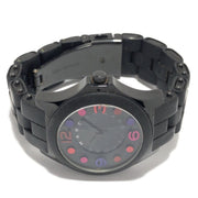 Marc Jacobs Pelly Black Dial Black Silicone Strap Watch for Women - MBM2543