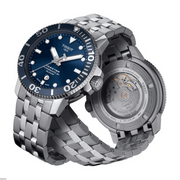 Tissot T Sport Seastar 1000 Powermatic Silicium Blue Dial Silver Steel Strap Watch For Men - T120.407.11.041.01