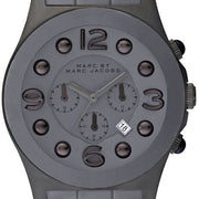 Marc Jacobs Pelly Grey Dial Grey Silicone Strap Watch for Women - MBM2566