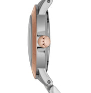 Marc Jacobs Amy Silver Dial Two Tone Steel Strap Watch for Women - MBM3194