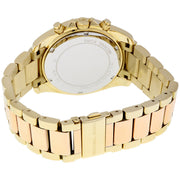 Michael Kors Blair Chronograph Rose Gold Dial Two Tone Steel Strap Watch for Women - MK6316