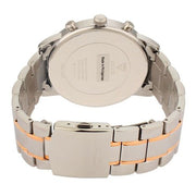 Guess Hendrix Chronograph Blue Dial Two Tone Steel Strap Watch for Men - W1309G4