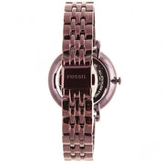 Fossil Jacqueline Brown Dial Brown Steel Strap Watch for Women - ES4100