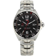 Tag Heuer Formula 1 Senna Limited Edition Black Dial Silver Steel Strap Watch for Men - WAZ1012.BA0883