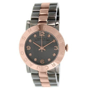 Marc Jacobs Amy Grey Dial Two Tone Steel Strap Watch for Women - MBM8597