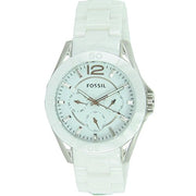 Fossil Ceramic White Dial White Ceramic Strap Watch for Women - CE1002