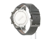 Hugo Boss Architectural Grey Dial Grey Leather Strap Watch for Men - 1513570