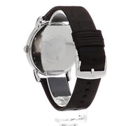Emporio Armani Luigi Quartz Gray Dial Brown Leather Strap Watch For Men - AR1996