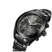 Maserati Traguardo Gun Metal Dial Grey Steel Strap Watch For Men - R8873612002
