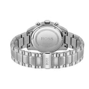 Hugo Boss Skymaster Chronograph Blue Dial Silver Steel Strap Watch for Men - 1513784
