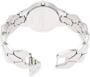 Calvin Klein Snake Black Dial Silver Steel Strap Watch For Women - K6E23141