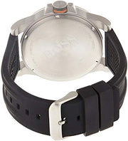 Hugo Boss Detroit Sport Quartz Black Dial Black Rubber Strap Watch for Men - 1550006