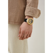Guess Empire Chronograph Quartz Black Dial Black Silicon Strap Watch For Men - GW0583G2