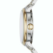 Marc Jacobs Fergus White Dial Two Tone Steel Strap Watch for Men - MBM5079
