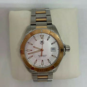 Tag Heuer Aquaracer White Dial Watch for Men - WAY1150.BD0911