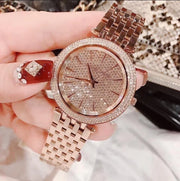 Michael Kors Darci Rose Gold Dial Rose Gold Steel Strap Watch for Women - MK3439