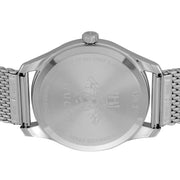 Gucci G-Timeless Motifs Moon Phase Blue Dial Silver Mesh Bracelet Watch For Men - YA126328
