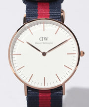 Daniel Wellington Classic Oxford White Dial Two Tone NATO Strap Watch For Women - DW00100029
