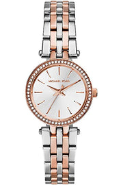 Michael Kors Darci Silver Dial Two Tone Stainless Steel Strap Watch for Women - MK3203