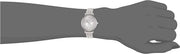 Emporio Armani Gianni T-Bar Quartz Silver Dial Silver Steel Strap Watch For Women - AR11445