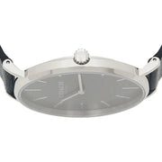 Coach Charles Grey Dial Black Leather Strap Watch for Men - 14602150
