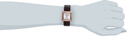 Calvin Klein Mark White Dial Brown Leather Strap Watch for Women - K3R236G6