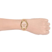 Michael Kors Bradshaw Gold Dial Two Tone Steel Strap Watch for Women - MK6359