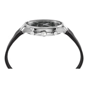 Salvatore Ferragamo Sapphire Chrono Black Dial Black Silicone Strap Watch for Men - SFME00121