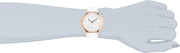 Calvin Klein Skirt Chronograph White Dial White Leather Strap Watch for Women - K2U296L6