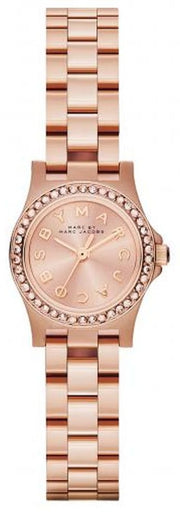 Marc Jacobs Henry Rose Gold Dial Rose Gold Steel Strap Watch for Women - MBM3278