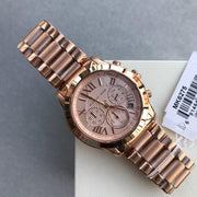 Michael Kors Cooper Rose Gold Rose Gold Steel Strap Watch for Women - MK6275