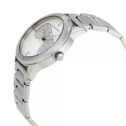 Michael Kors Harman Analog Silver Dial Silver Steel Strap Watch For Women - MK3672