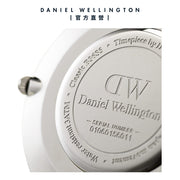Daniel Wellington Classic Cornwall Black Dial Black Nylon Strap Watch For Women - DW00100149