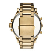 Diesel Mr Daddy 2.0 Chronograph Gold Dial Gold Steel Strap Watch For Men - DZ7399
