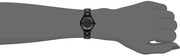 Marc Jacobs Tether Transparent Black Dial Black Steel Strap Watch for Women - MBM3419